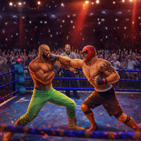 Wrestling Revolution Arena - play free Head Football game